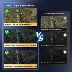 Binoculares de Visión Nocturna Infrarroja ZT AZ9801 con Pantalla HD de 3 Pulgadas, Zoom Digital 8X y Batería de 5000 mAh para Caza y Observación al Aire Libre - Product Image 5