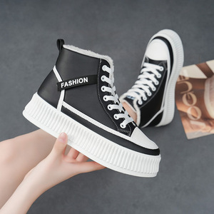 <span class=keywords><strong>Sneakers</strong></span> da <span class=keywords><strong>donna</strong></span> 2023 nuove scarpe invernali in cotone pile piccole scarpe <span class=keywords><strong>bianche</strong></span> scarpe <span class=keywords><strong>alte</strong></span> da tavola da <span class=keywords><strong>donna</strong></span> - Product Image 3