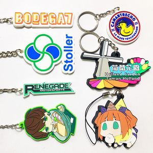 <b>Custom</b> <b>Key</b> Chain With Your Logo Name Soft Keychains / Silicone Keyring 2D/3D Rubber Pvc Keychain - Product Image 1