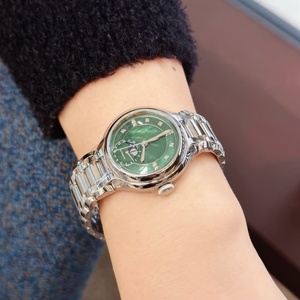 นาฬิกาหรูระดับพรีเมียม ระบบอัตโนมัติ หน้าปัดมุก แสดงข้างขึ้นข้างแรม กันน้ำ แบรนด์ Longines - Product Image 3