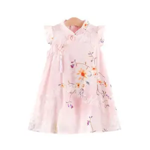Girl Baby Dress Summer Children Cotton Super Fairy Foreign Style Mesh Princess Dress