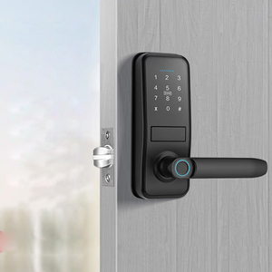 Kunci Pintar Anti Maling Biometrik Elektrik Tt Set Dengan Kontrol Aplikasi, Kunci Digital Tanpa Kunci untuk Rumah, Kenop Otomatis untuk Pintu - Product Image 1