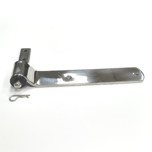 Kit de charnières à sangle en acier inoxydable à 2 trous, charnières de porte robustes pour plateaux et panneaux latéraux de remorque - Product Image 2