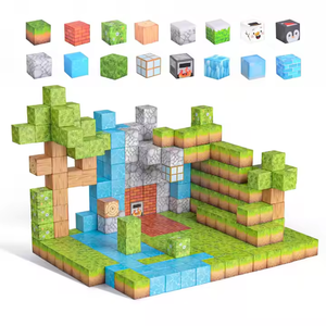 My MC World Magnetic Building <strong>Blocks</strong> Puzzle Mini Toys Variety of Magnet Stones &amp; Small Plastic <strong>Blocks</strong> DIY Puzzle Sets - Product Image 2