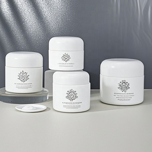 Custom White Porcelain 15g 20g 30g 50g 100g 120g Opal Glass Cosmetics Face Eye Cream Jar for Cosmetic Packaging - Product Image 1