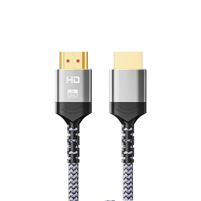 8K HDMI Cables, High Speed Braided HDMI to HDMI 2.1 Cord Supports 8K60Hz,4K120Hz 144Hz 48Gbps Compatible with TV Etc
