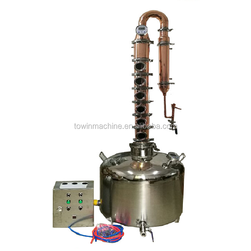 Домашний спиртовой дистиллятор 200 л/300 л из нержавеющей/меди