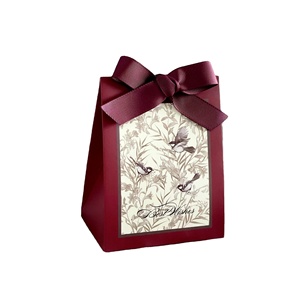 Nouvelle mode oiseau <span class=keywords><strong>Vintage</strong></span> français Sen série vert Champagne vin rouge Texture mariage cadeau boîte à <span class=keywords><strong>sucre</strong></span> - Product Image 2