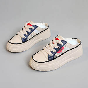 Mocasines Blancos de Moda 2026, Pantuflas Abiertas para Mujer, Primavera-Otoño, Suaves, Cómodas, Transpirables, Zapatos Deportivos Casuales - Product Image 4