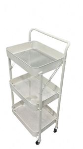 Modern Stainless Steel Foldable Cart Foldable Kitchen Gadgets 3 Layers Sample Available Easy Bulk Order Premium Folding Cart - Product Image 5
