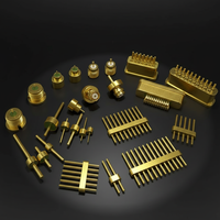 Accessoires de connecteur RF étanches plaqués or en alliage de verre fritté JM2843 Kova, 50 ohms, 0,04 GHz~40 GHz