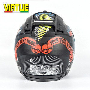 <span class=keywords><strong>Casque</strong></span> de <span class=keywords><strong>moto</strong></span> VIRTUE homologué DOT/ECE, intégral, pour hommes et femmes, avec double visière, pour rallye tout-terrain, coque ABS - Product Image 4