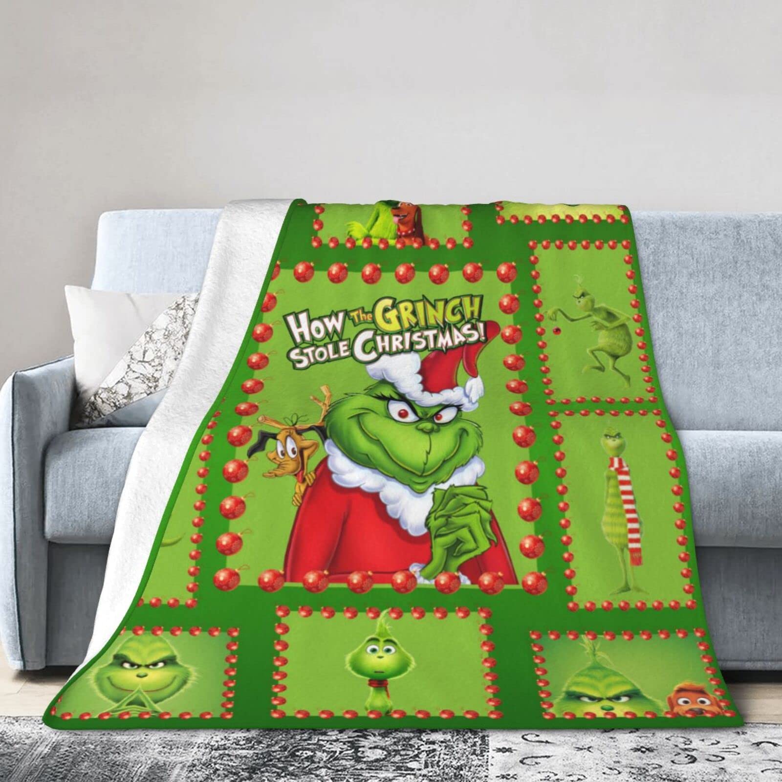 Рождественское одеяло, бархатное одеяло с защитой от пиллинга, кондиционер, Фланелевое покрывало для офиса, компании, дома, дивана, кровати, дивана