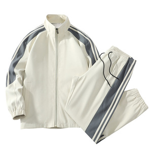 Wholesale High Quality Tracksuit Custom 2 Piece Set Color Blocked Jogger Full <b>Zip</b> <b>up</b> Sport Tracksuit - Product Image 1