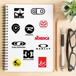 Autocollants Graffiti Logo de Marque de <span class=keywords><strong>Ski</strong></span> Célèbre pour Décoration de Voiture de Planche de <span class=keywords><strong>Ski</strong></span> <span class=keywords><strong>Autocollant</strong></span> Décoratif de 60 Pièces - Product Image 6