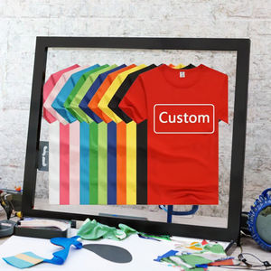 Wholesale 100% Polyester Sublimation <b>T</b>-<b>Shirts</b> Custom Printed <b>Plain</b> Dyed White Black Blue Blank <b>T</b>-<b>Shirt</b> Oversized Fit - Product Image 3