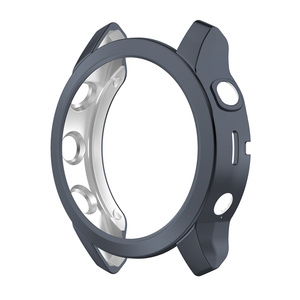 Pour <span class=keywords><strong>Garmin</strong></span> fenix 7 7X 7S saphir placage solaire étui en TPU souple protecteur couverture pare-chocs <span class=keywords><strong>montre</strong></span> cadre antichoc coque de protection - Product Image 4