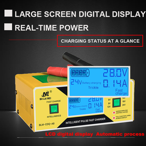 Chargeur de <span class=keywords><strong>batterie</strong></span> à impulsion Intelligent, Portable, <span class=keywords><strong>6V</strong></span>, avec affichage numérique, pour Batteries au plomb, mah - Product Image 4