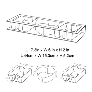 <b>Creative</b> Mother's Day <b>gift</b> box, can be filled with <b>creative</b> mother letter shaped cardboard <b>gift</b> boxes, can be customized - Product Image 3