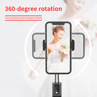 Perche à Selfie Portable et Intelligente avec Rotation à 360 Degrés, Support Stabilisateur de Cardan pour Smartphone, Vlog, Vidéo en Direct YouTube pour Téléphones Android