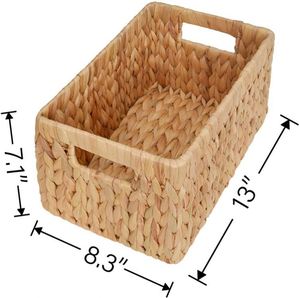 Panier scolaire pour l'organisation, nouveau matériau de panier, boîte <span class=keywords><strong>à</strong></span> pain rétro en émail, logo personnalisé, rangement pliable, sur <span class=keywords><strong>la</strong></span> porte, tissé - Product Image 6