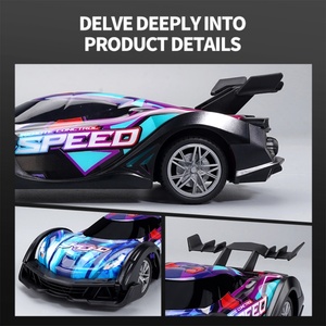 Voiture de course électrique miniature télécommandée SJY-Q170 2,4 GHz, haute vitesse, drift, avec lumières LED - Product Image 3