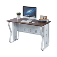 Bureau de direction en métal de luxe commercial avec combinaison de table longue flexible pour salles de conférence et formation du personnel