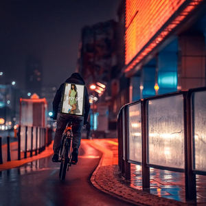 21.5 pouces LCD publicité sac à dos panneau d'affichage numérique humain marche sac à dos panneau d'affichage publicité avec batterie intégrée - Product Image 5