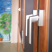 Villa Aluminio Doble acristalamiento Diseño de ventanas oscilantes Marco de aluminio insonorizado Ventana abatible de vidrio templado
