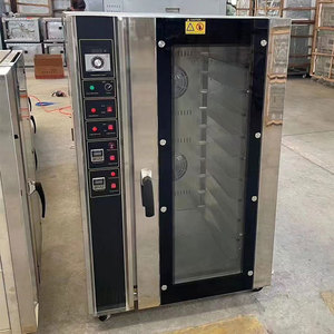 Horno de panadería de convección de 10 bandejas de acero inoxidable eléctrico comercial de aire caliente a precio de fábrica con controles digitales - Product Image 2