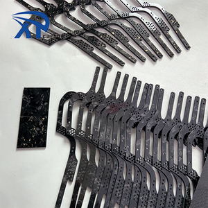 Coupe taille personnalisée <span class=keywords><strong>CNC</strong></span> feuille de fibre de carbone hachée fabricant de pièces en fibre de carbone forgé pour voiture - Product Image 6