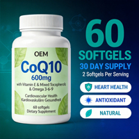 Capsules de Coenzyme Q10 Cq10, 60 unités, complément alimentaire pour le soutien immunitaire, extrait naturel, unisexe, meilleur prix