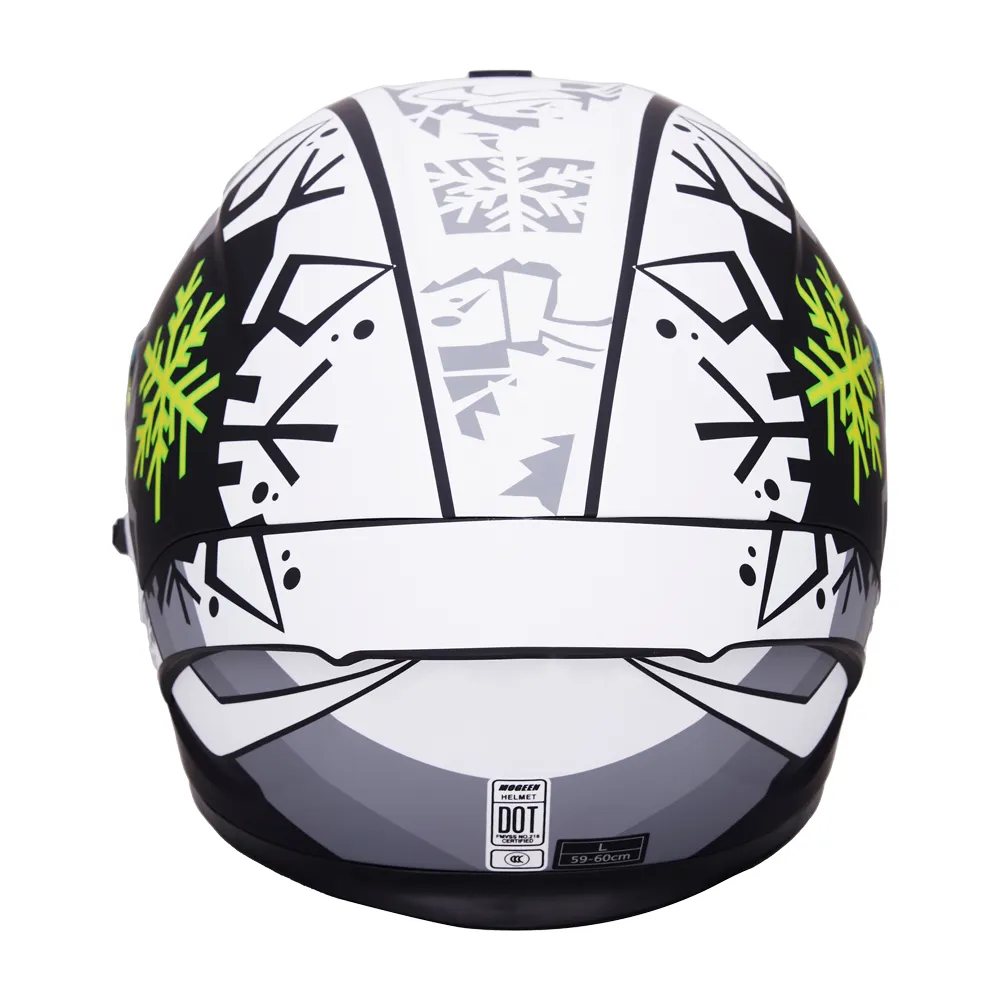 Bunter Motorrad Rennhelm Abenteuer starke Sicherheit Schutzhelm Helm Voll gesicht Kohle faser Helme