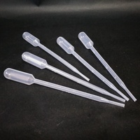 1ml 2ml 3ml 5ml 10ml Emballage en vrac Pipette Pasteur graduée jetable pour transfert en plastique de laboratoire