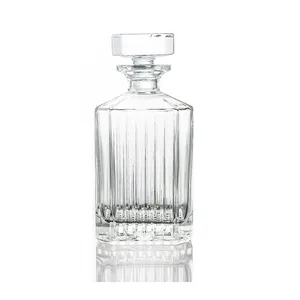 NOVARE Factory Wholesale Unique Whiskey Decanter And Glass Set Premium Lead Free Crystal Decanter And Whiskey Glasses
