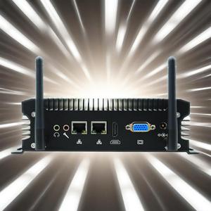 Fábrica barata Micro PC Mini Computador Intel Core I5 4278u 8 USB Dual LAN Ethernet Linux Win 8 10 Fanless Mini PC Industrial - Product Image 1