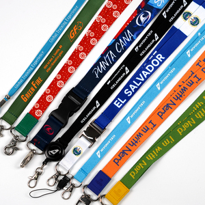 Muestra Gratuita de Cordón para el Cuello de Poliéster con Logotipo Personalizado, Sublimación Jacquard y Serigrafía, con Gancho - Product Image 1