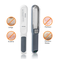 Lampu Uv perawatan klinik, fototerapi UVB Mini 308nm Excimer Laser Vitiligo Psoriasis cahaya fototerapi terapi Vitiligo
