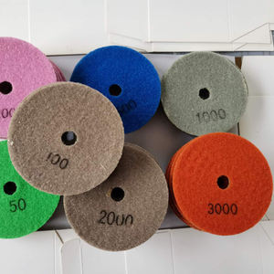 4 इंच D100mm यूनिवर्सल हीरा पीस प्लेटों के साथ एकल पिन हीरा कंक्रीट के लिए चमकाने डिस्क और Terrazzo मंजिल - Product Image 5