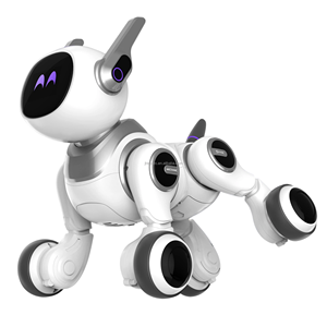 Robot chien intelligent connecté IA avec dialogue vocal, programmation, levage des pattes, patrouille, jeu de cache-cache, éducatif STEM pour enfants, robot chien télécommandé - Product Image 1