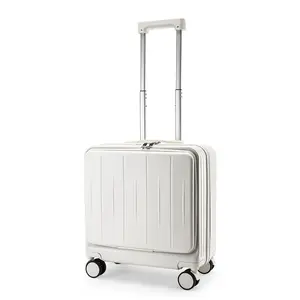 Di alta qualità ABS Front Open tripp valigia migliori marche di bagagli hard shell valigia bagaglio a mano