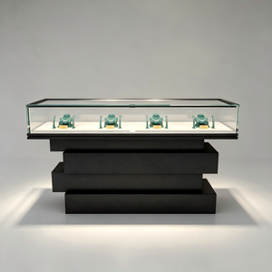 In-Stock Eco-Friendly LED Stainless Steel Glass Jewelry & Watch Display <b>Cabinet</b> One-Stop Store Fit-Out Solution - Product Image 3