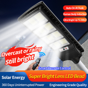 200W 400W 600W 800W 1000W Solar Street <strong>Light</strong> IP66 Waterproof with Remote Control <strong>Light</strong> Sensor <strong>Timer</strong> Motion Sensor for Road - Product Image 2