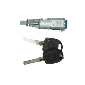 Skoda Car Door <b>Lock</b> Cylinder 1Z0837167C 6Y0898167E With 2 <b>Keys</b> Cylindrical <b>Lock</b> - Product Image 1
