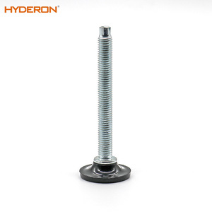 Hyderon Adjustable Feet Steel Threaded Stem Rubber Base Furniture <b>Hardware</b> Industrial Design - Product Image 2