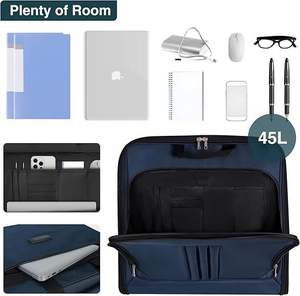 Échantillon gratuit Sac à vêtements facile à transporter Sac à vêtements suspendu Protégeant le manteau d'hiver, le pull, la veste, les chemises - Product Image 6