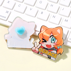 Spille in Acrilico Trasparente Personalizzate Vograce, Crea le Tue Spille in Stile <span class=keywords><strong>Anime</strong></span> con Stampa Integrale - Product Image 5