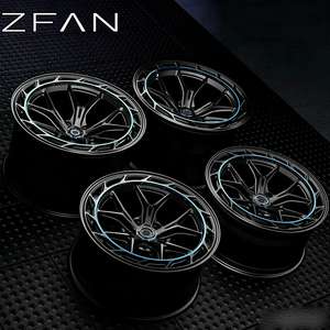 Jantes en alliage forgé ZFAN 18-26 5x112 114.3 120 130 6061-T6 monobloc de luxe concaves brossées pour BMW M5 <span class=keywords><strong>Ferrari</strong></span> Audi Urus <span class=keywords><strong>SUV</strong></span> - Product Image 2
