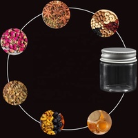 Récipient cosmétique PET 20g 30g 40g 50g 60g 80g 100g 120g 150g 200g 250g 500g pot en plastique transparent pour emballage alimentaire