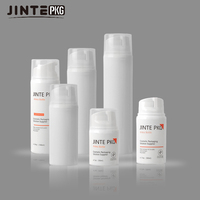 Flacon pompe sans air en plastique blanc pour cosmétiques, vente en gros, 30 ml, 50 ml, 80 ml, 100 ml, 120 ml, 150 ml